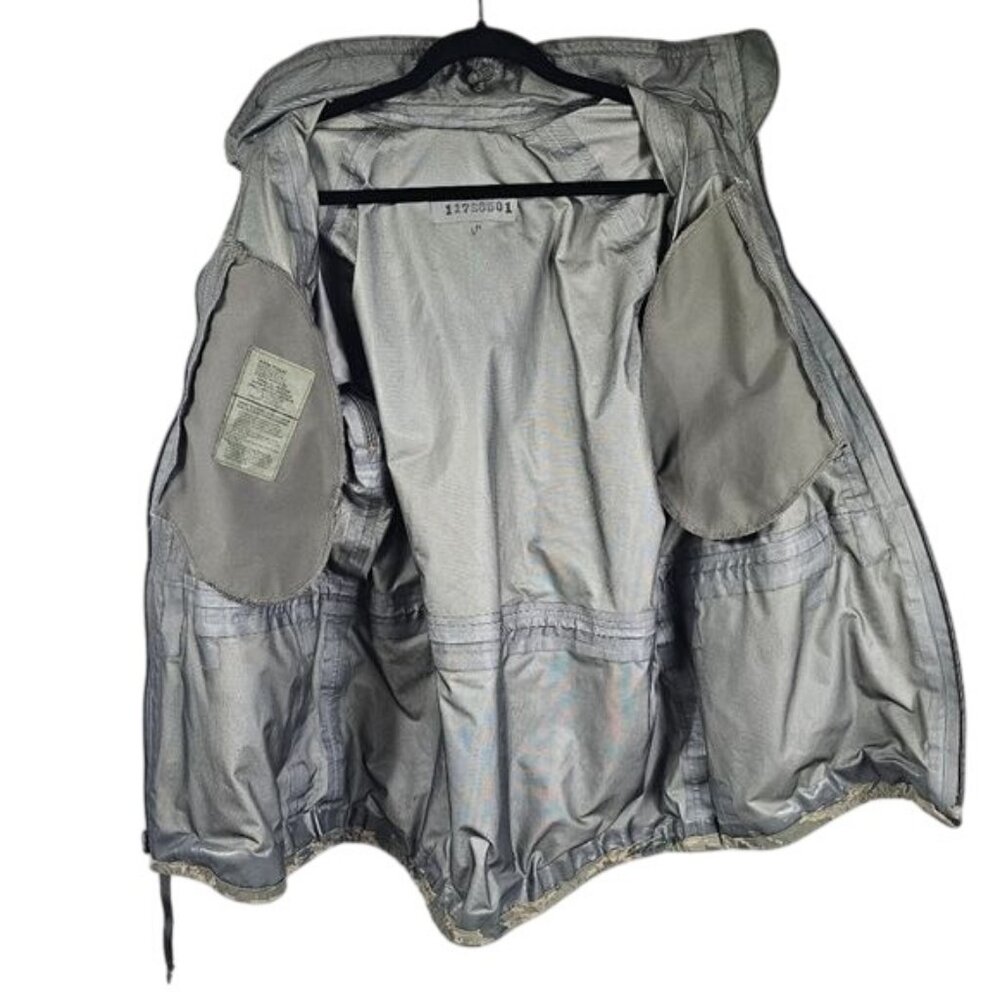 USAF Tiger Stripe Field Rainsuit Parka M Camo Military Outdoor Cargo Gorpcore - Picture 7 of 12